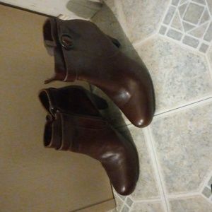 Brown ankle boots